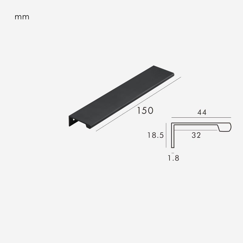 VYRA Solid Brass Edge Pulls