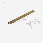 VYRA Solid Brass Edge Pulls