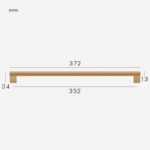 XYLO Maniglie in faggio e ottone