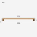 XYLO Maniglie in faggio e ottone