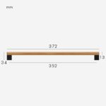 XYLO Maniglie in faggio e ottone